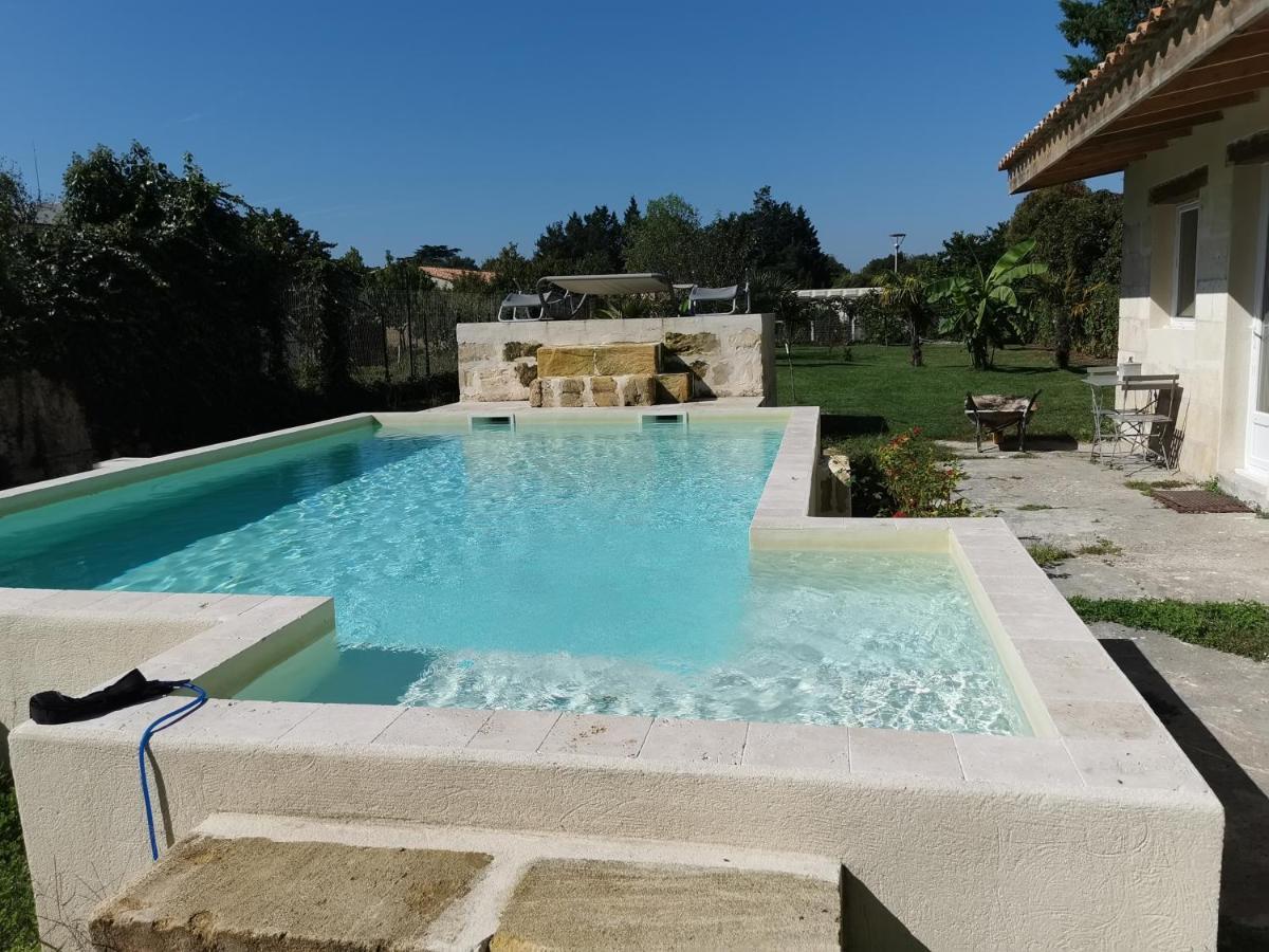 Jolie Villa Avec Piscine Dans Le St Emilionnais Sainte-Terre Kültér fotó