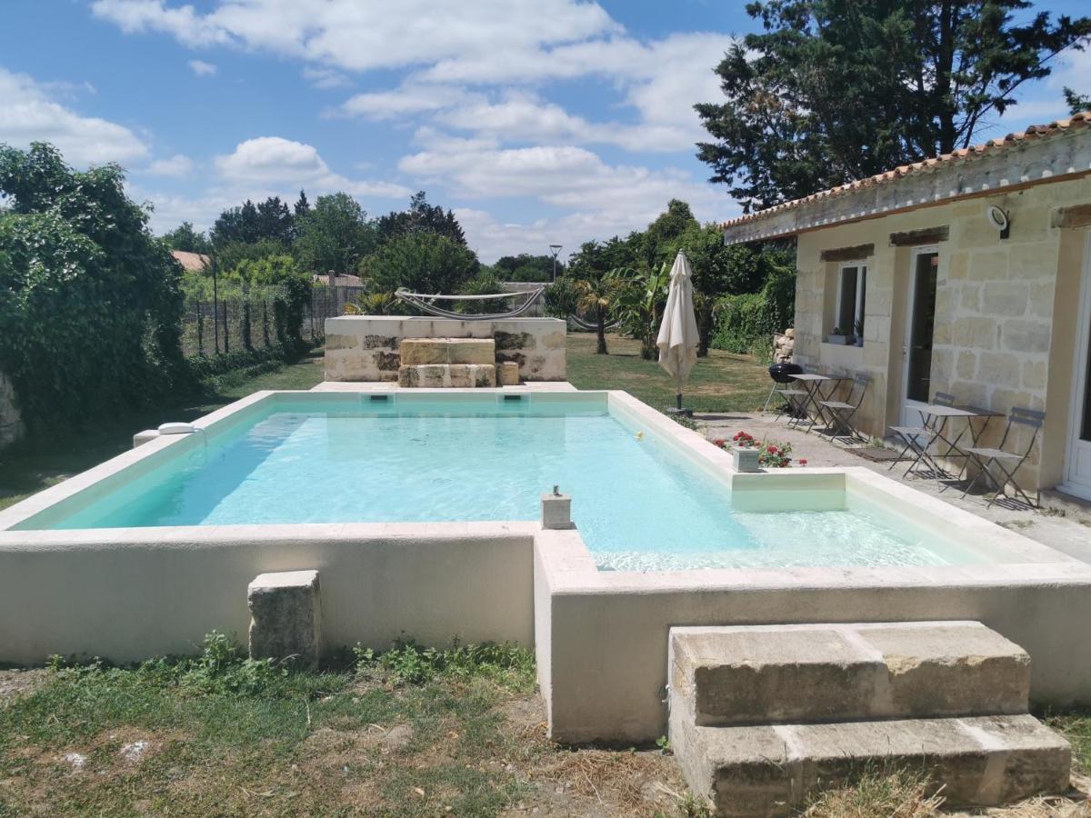 Jolie Villa Avec Piscine Dans Le St Emilionnais Sainte-Terre Kültér fotó