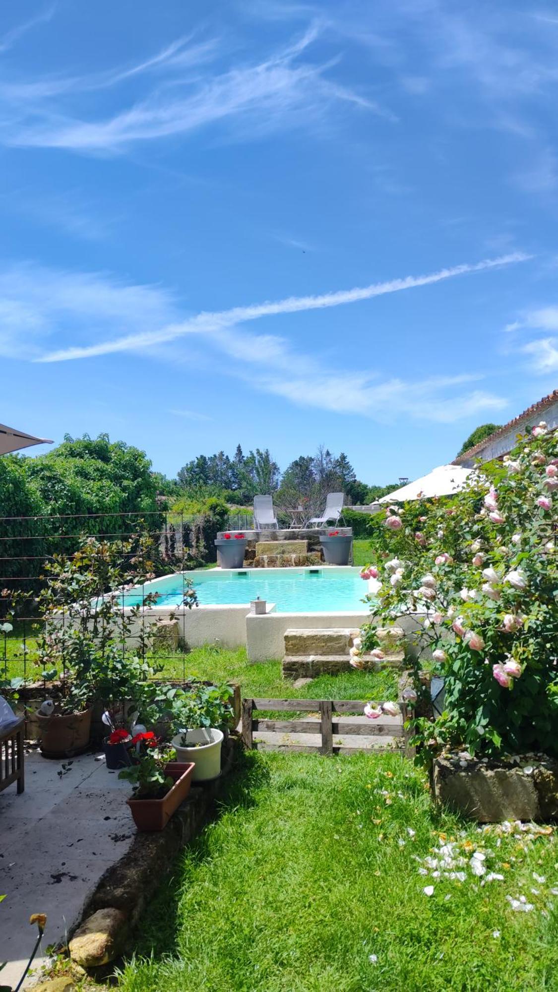 Jolie Villa Avec Piscine Dans Le St Emilionnais Sainte-Terre Kültér fotó